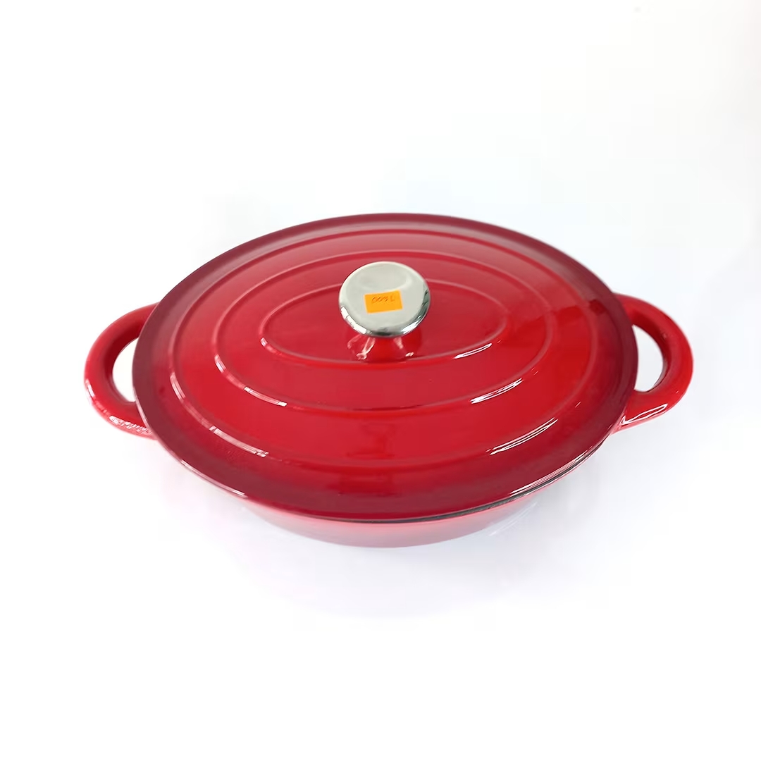 Enamel cast iron cookware casserolre