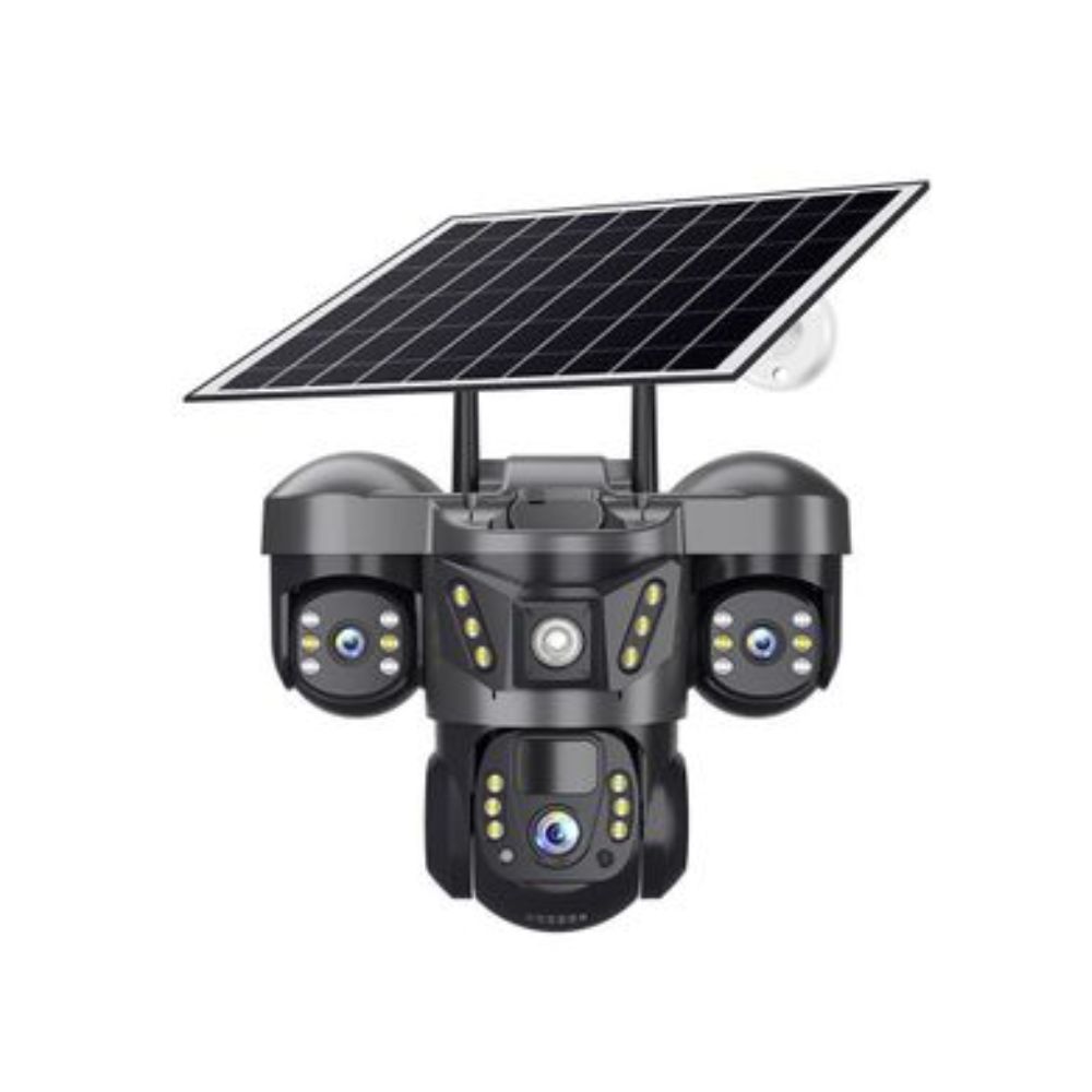 3 Head Solar Camera