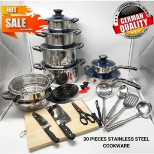 30pc Heavy Duty Cookware Set