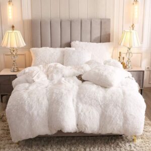6pc Luxury Design Velvet plus Fluffy Duvet Set