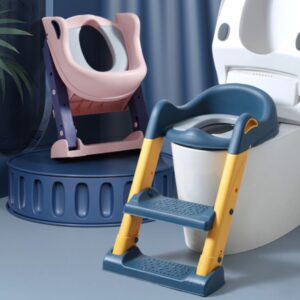 Baby Auxiliary Toilet Ladder Folding Seat for Kids Training