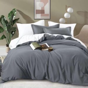 Double-Sided Heavy Cotton Duvet Cover Set