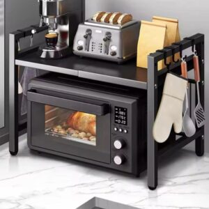 Single Layer Heavy-Duty Adjustable Microwave Stand