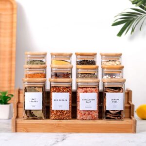 Spice Rack With Jars