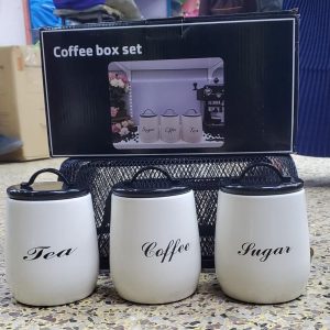 Sugar, Tea & Coffee Canister Set