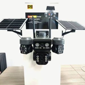 V380 Triple Lens 4G Solar PTZ Camera